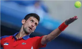  ?? Amin Mohammad Jamali/Getty Images ?? Novak Djokovic has won all three majors this season going into the US Open. Photograph: