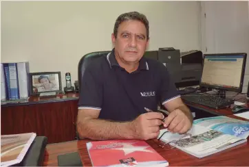  ??  ?? Antonio García González, Director General de DUJO, Empresa Industria Cubana del Mueble