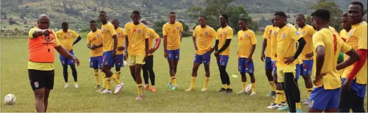  ?? ?? ▲
The National team, Sihlangu players during training ahead of their clash against Somalia.