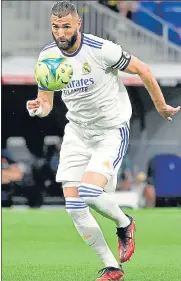  ?? AFP ?? Karim Benzema scored his 323rd goal for Real on Thursday.