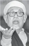  ??  ?? Datuk Seri Abdul Hadi Awang