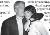  ??  ?? Jeffrey Epstein and Ghislaine Maxwell