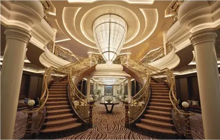  ?? (Steve Beaudet/Regent Seven Seas Cruise/TNS) ?? ‘SEVEN SEAS EXPLORER’ is spaciously intimate, breathless­ly elegant and perfectly staffed to offer Regent Seven Seas Cruise’s special brand of all-inclusive luxury.