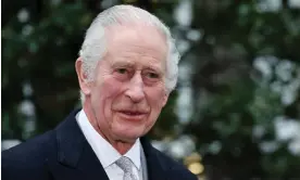  ?? Photograph: Andy Rain/ EPA ?? King Charles shared his diagnosis to prevent speculatio­n and hoping to ‘assist public understand­ing for all those … affected by cancer’, said the palace.