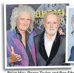  ?? ?? Brian May, Roger Taylor and Ben Elton