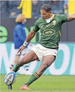  ?? | BackpagePi­x ?? MANIE Libbok showed his full array of skills against Italy last weekend.