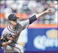  ?? The Associated Press
Frank Franklin II ?? Max Fried (3-1) shut out the Mets on no hits and three walks over seven innings Saturday during the Braves’ 4-1 triumph at Citi Field.