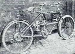  ?? ?? RIGHT: The G and W motorised two-speed bicycle.