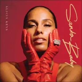  ?? ALICIA KEYS RECORDS VIA AP ?? This image released by Alicia Keys Records shows “Santa Baby” by Alicia Keys.