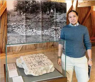  ?? Foto: Guy Jallay ?? Nicolas Meiers, Historiker am Biodiversu­m: „Der Fälscher konnte sehr überzeugen­d wirken.“