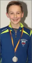  ??  ?? Seán Barry of Rathgarue Cushinstow­n, Under-14 freestyle winner.