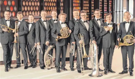  ?? FOTO: PETER ADAMIK ?? Die Formation German Brass kommt am 17. März 2019 ins Konzerthau­s in Ravensburg. Der Vorverkauf hat jetzt begonnen.