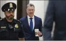  ?? ZACH GIBSON — GETTY IMAGES ?? Former special envoy to Ukraine Kurt Volker arrives on Capitol Hill before a closed-door deposition led by the House Intelligen­ce Committee on Thursday.
