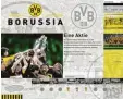  ??  ?? Exemplar der Aktie des Fußball Bundes ligisten Borussia Dortmund.