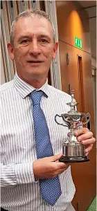  ?? ?? Paul Blackmore, captain of the Lansdown Golf Club Stragglers