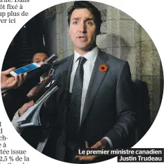  ??  ?? Le premier ministre canadien Justin Trudeau