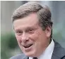  ??  ?? John Tory