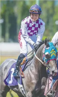  ?? ARLEN REDEKOP ?? Jockey Mario Gutierrez is a two-time Kentucky Derby winner looking to add a B.C. Derby title to his resume this weekend.