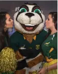  ??  ?? SHOW YOUR LOVE: The Springboks’ official mascot, Bokkie.