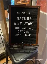  ?? ?? Natural Wine Store, Burringbar.