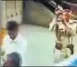  ??  ?? (Left) CCTV footage showed a police constable slapping the minor. Another grab showed a CISF constable firing in the air after he was manhandled by the minor’s relatives.