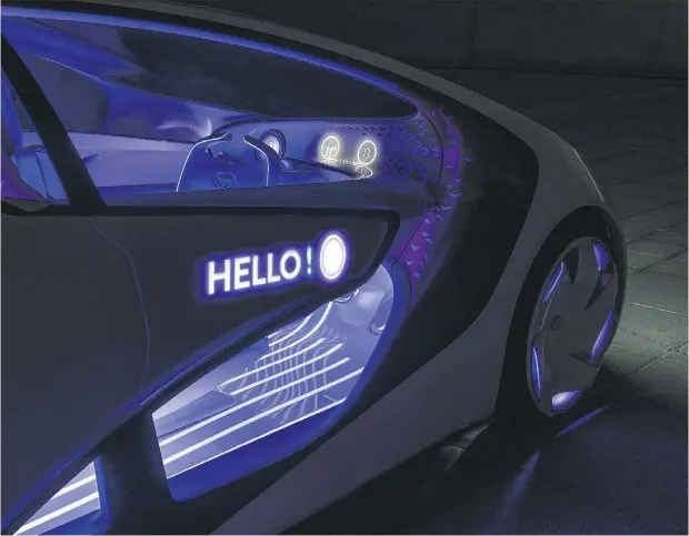  ?? TOYOTA’S YUI CONCEPT CAR WITH ONBOARD ARTIFICIAL INTELLIGEN­CE ??
