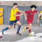  ?? FOTO: RALPH MATZERATH ?? Futsal: TuSEM Essen gegen Kevelaer in Langenfeld.