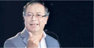  ?? F.E. ?? El candidato de la izquierda Gustavo Petro denunció un atentado.