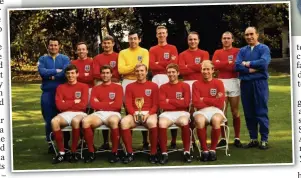  ?? ?? LEGENDS: Only three of England’s 1966 heroes who started the final at Wembley are still with us
