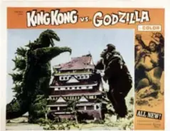 ?? © LMPC VIA GETTY IMAGES ?? Het duo ontmoette elkaar voor het eerst in 1962in ‘King Kong vs. Godzilla’.