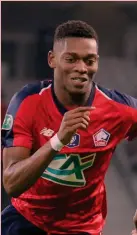  ?? IPP-EPA ?? Le altre maglie Leao allo Sporting (un gol in 3 gare nel ‘17-18) e a destra col Lilla (8 gol in 24 gare nel 2018-19)