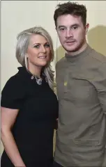  ??  ?? Paul’s brother Raymond Galvin and wife Michelle were a picture of style at the big fundraisin­g night for Finuge/Lixnaw GAA.