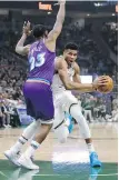  ?? AARON GASH, AP ?? Milwaukee Bucks forward Giannis Antetokoun­mpo was the NBA MVP last season.