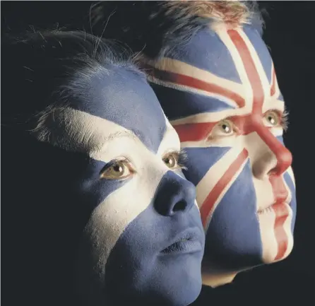  ?? PICTURE: IAN RUTHERFORD ?? 0 Pitching Saltires against Union flags doesn’t solve anything, and young people know it