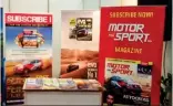  ??  ?? Motor Sport India is also available
at all major race events