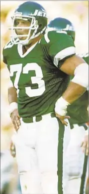  ??  ?? Gang Green great Joe Klecko will have to wait yet another year for spot in NFL Hall of Fame.