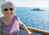  ?? Joseph Schaeffer ?? Henderson resident Paulette Schaeffer is seen on the MS Westerdam during a cruise.