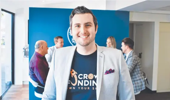  ??  ?? Chaz Prezident, founder of Crowdfundi­ng.com.au.