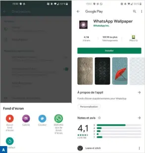  ??  ?? ▲ Changez de fond d’écran pour vos discussion­s. A