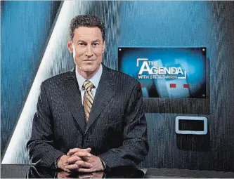  ?? HAND OUT PHOTO ?? TVO says Steve Paikin, the host of its current flagship current affairs program, will remain on the air. .