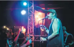  ?? Images Picture: Gallo ?? LIFTING THE CAP. Jack Parow and the Jeigermeis­ter Brass Cartel at The Good Luck Bar in February in Johannesbu­rg.