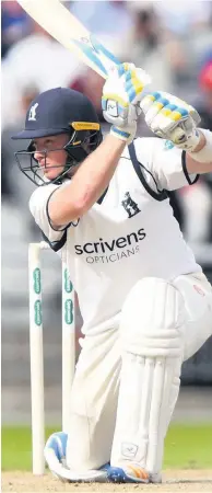  ??  ?? Ian Bell was imperious for the leaders at Edgbaston