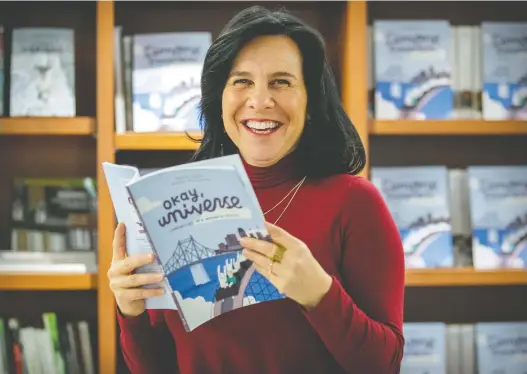  ?? JOHN MAHONEY ?? Valérie Plante says the graphic novel format is particular­ly accessible. “Images bring more emotion to the words and what you want to share.”