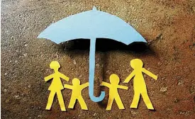  ??  ?? Insurance protects the family from the uncertaint­ies of life.