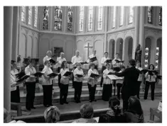  ??  ?? L’ensemble O’musica qui se produira à Notre Dame de Montesson en mai prochain (photo Francoise Vandangeon)