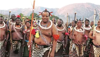  ?? SIPHEPHILE SIBANYONI African News Agency (ANA) ?? KING Mswati III of eswatini, who is accused of unleashing the army to crush pro-democracy protests in the country. |