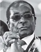  ??  ?? President Mugabe