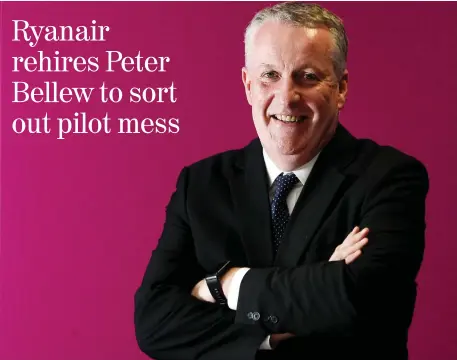  ??  ?? Peter Bellew is leaving Malaysia Airlines to re-join Ryanair