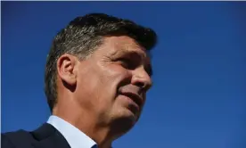  ?? Photograph: Mick Tsikas/AAP ?? Angus Taylor says Labor will force energy producers to cut emissions by 25%, with a spokespers­on saying the figures were ‘derived from Labor’s own modelling’.