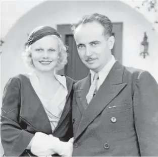  ?? // ABC ?? Paul Bern junto a Jean Harlow